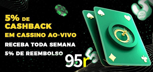 Promoções do cassino ao Vivo 95r